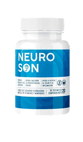 Frasco de Neuroson, fórmula con colágeno hidrolizado y mezcla de vitaminas y minerales