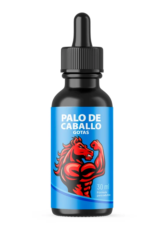 Frasco gotero de Palo de Caballo, gotas con maca, tribulus y ashwagandha