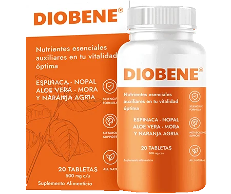 Frasco de Diobene con espinaca, nopal, aloe vera, mora y naranja agria