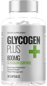 Frasco de Glycogen Plus, 800 mg, 30 cápsulas